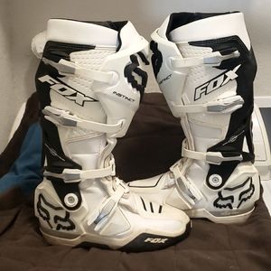 Fox Racing Instinct Boots White Size 8